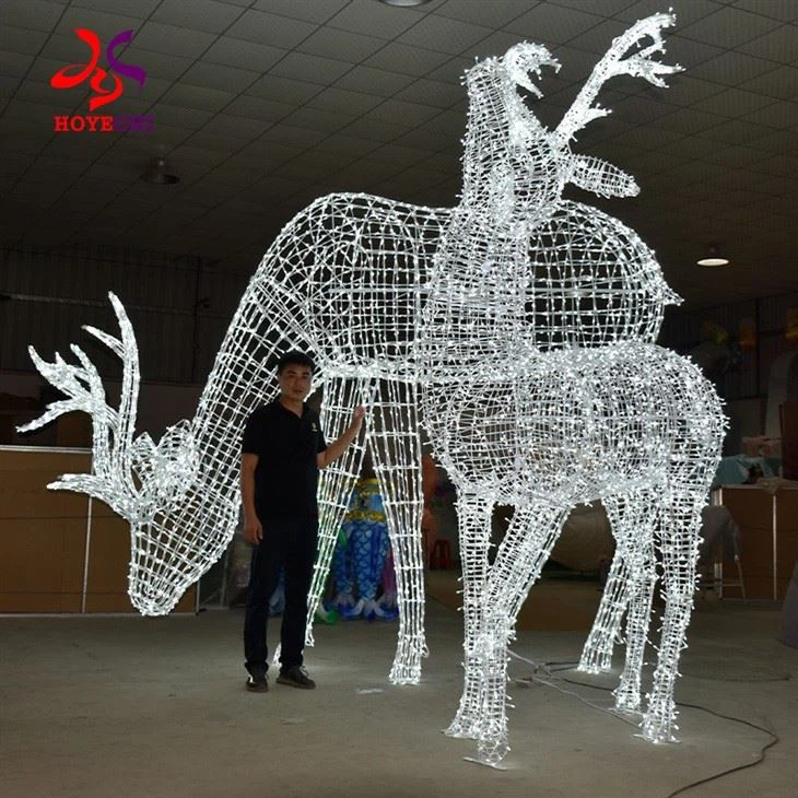 22 Years Factory Manufacturer Reindeer Motif Light For Commercial Events