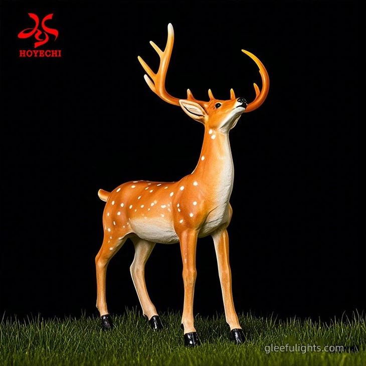 Illuminated Animal Shape Fiberglass Reinforced Plastics Motif Light For Theme Park And Zoo Decorations