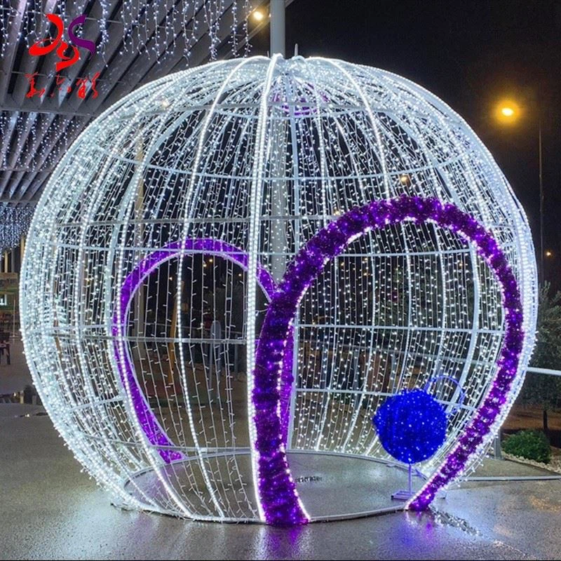 Outdoor Christmas Magic: Motif Light Large LED Ball Lights For A Spectacular Holiday Display