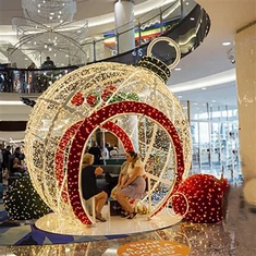 Prezz bl-ingrossa Outdoor Waterproof IP65 Daqs Kbir Boċċi tal-Milied Motif Dawl Għall-Bejgħ